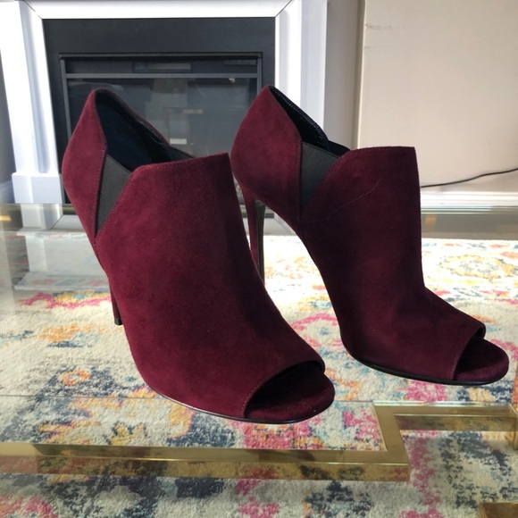 Prada bootie heels- burgundy - Picture 4 of 4